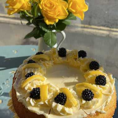 Lemon and Elderflower Cake