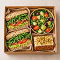 Vegan lunch box for one